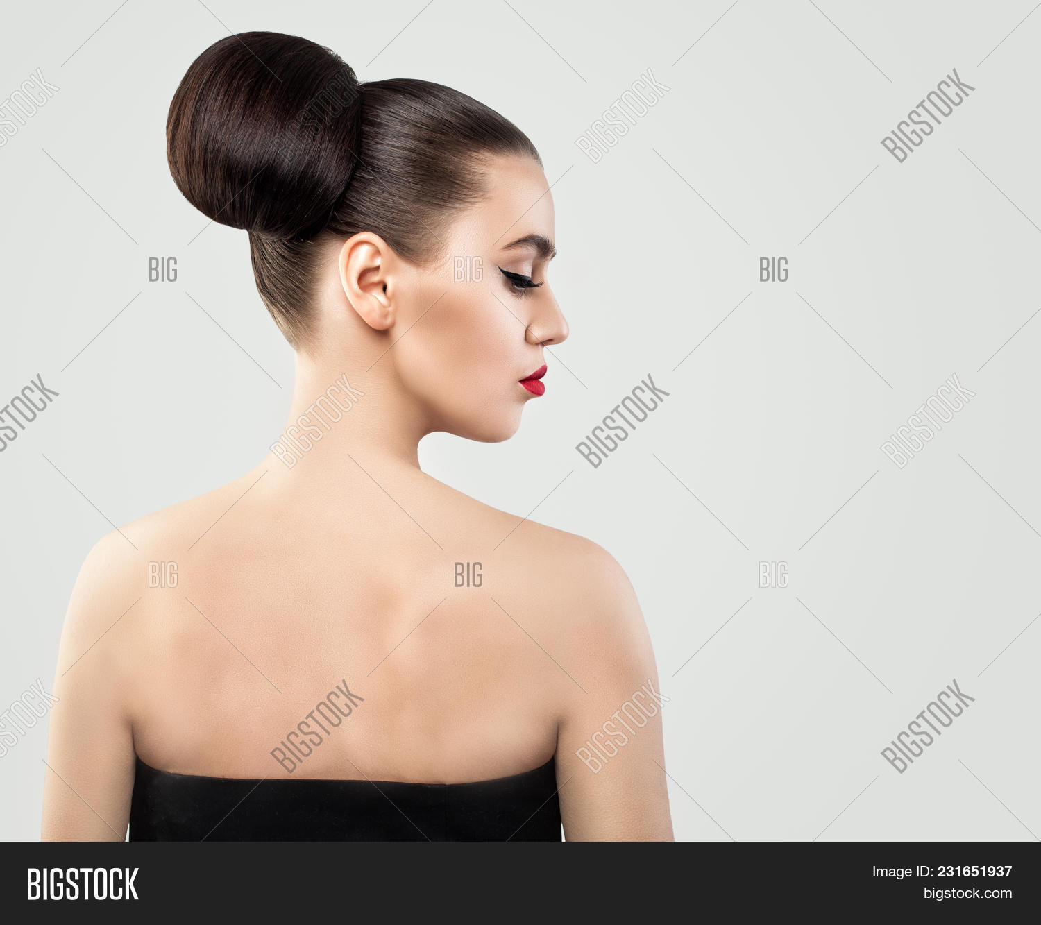 Female Back Profile. Image & Photo (Free Trial) | Bigstock