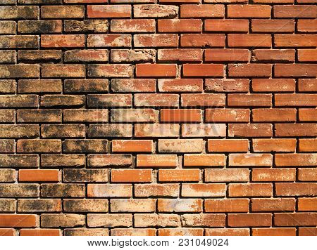 Vintage Old Brick Wall Texture And Background