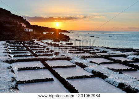 Picture Photo Of Salt Flats In The Canry Islands