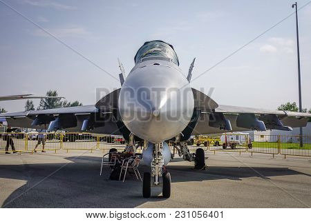Aircraft On Display In Changi, Singapore