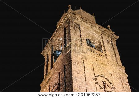 Architecture Detail Of The Romanesque Basilica Saint Jacob In Bellagio