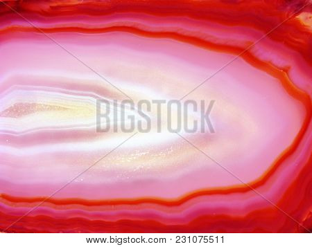 Botswana Agate Chalcedony Quartz Macro Detail Semigem Geological Mineral Texture Background