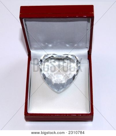 Hjerte formet diamant