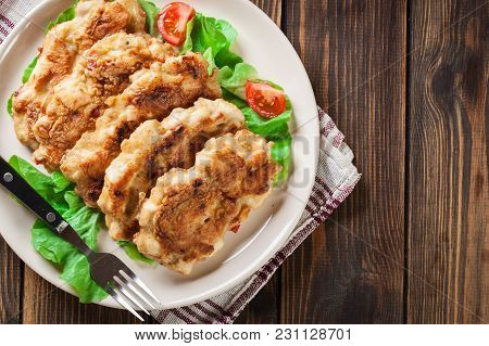Chicken Medallion With Red Pepper Portions