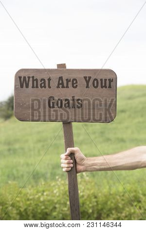 2019 Business Goals. What Are Your Goals Text On Paper