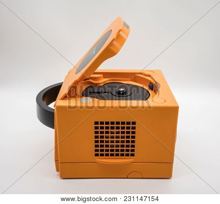 Nintendo Gamecube Console, Vintage Portable Game By Nintendo.