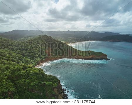 Mukul Beach Resort In Nicaragua Aerial Drone View
