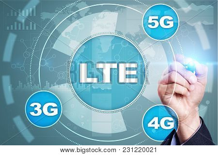 Lte Networks. 5g Mobile Internet And Technology Concept