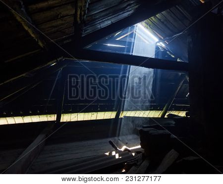 Room Used For Production And Smoking Of Cheese In A Farm On The Mountains