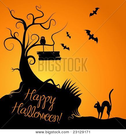 Halloween pozadí