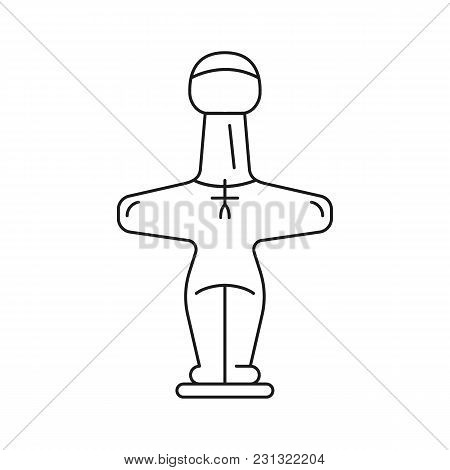 Lady Of Lemba Icon. Outline Lady Of Lemba Vector Icon For Web Design Isolated On White Background