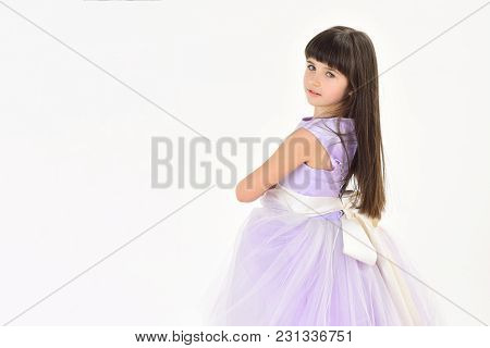Cute Little Baby Girl Fashion Pretty Model Lady Hair Funny Child Birthday Party Wear Style Clothes D