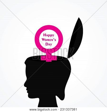 Vector Illustration Of International Women Day Stock Image And Symbols