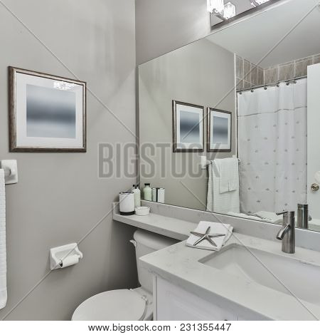 Interior Design Of A Bathroom In New House
