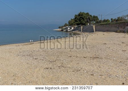 Amazing View Of Skala Sotiros, Thassos Island, East Macedonia And Thrace, Greece