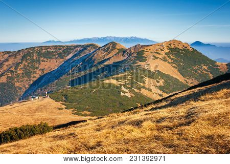 Mountain Landscape In The Vratna Valley At The National Park Mala Fatra, Slovakia, Europe.