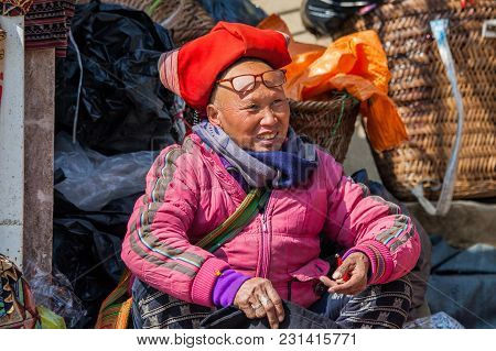 Street Scene With Local Hmong People