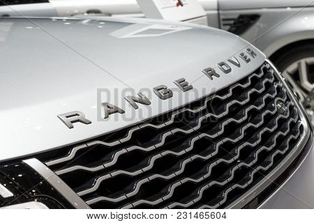 Geneva, Switzerland - March 7, 2018: New Land Rover Range Rover Luxury Suv Cars Presented At The 88t