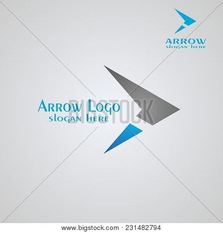 Arrow Logo, Simple Logo Design, Vector Icons For Your Business Logo.