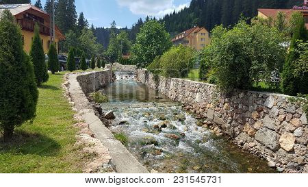 Bicaz, Romania - July 25, 2017: Bicaz Natural Park. Romania.