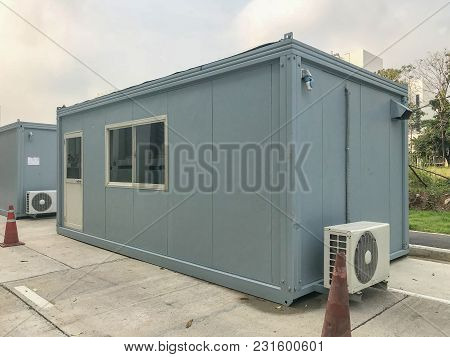 Mobile Building In Industrial Site Or Office Container