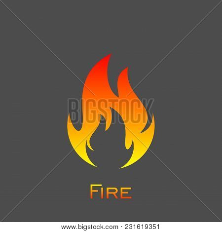 Fire Logo Design, Vector Illustrations. Creative Logo Design.
