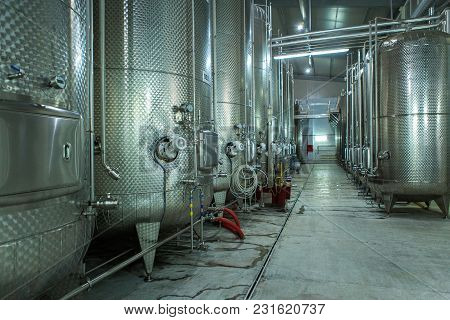Wine Factory Production Southern Quality Wine Industry