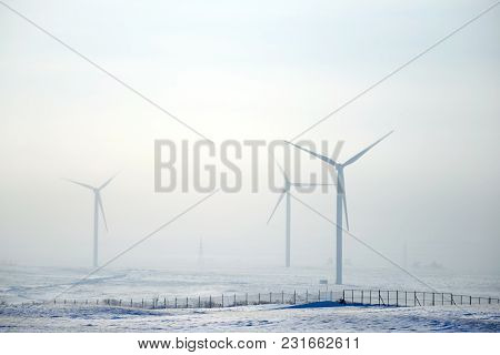 Wind Power Plants In Winter.
Wind Power Is The Use Of Air Flow Through Wind Turbines To Mechanically