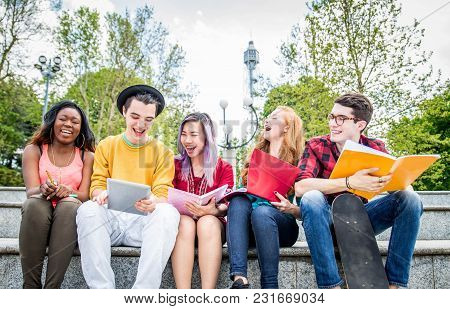 Young Students Outdoors