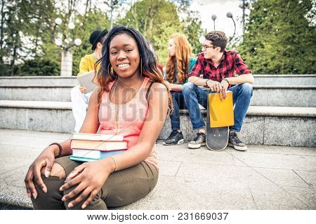Young Students Outdoors