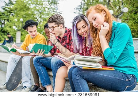 Young Students Outdoors
