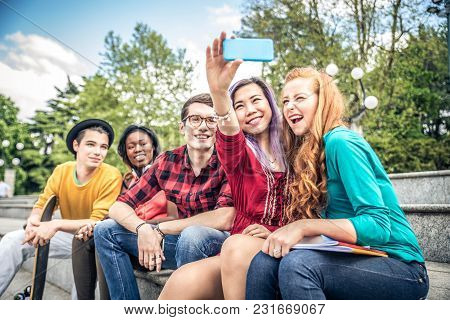 Young Students Outdoors