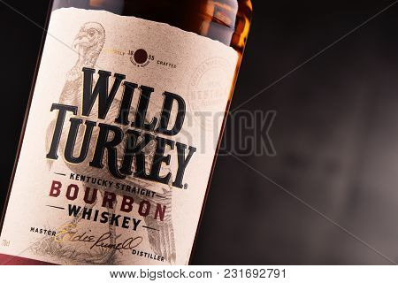 Bottle Of Wild Turkey Kentucky Straight Bourbon Whiskey
