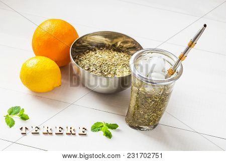 Terere. Frozen Yerba Mate Drink For Hot Days