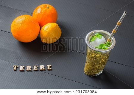 Terere. Frozen Yerba Mate Drink For Hot Days