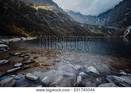 Morskie Oko Lake In Tatra Mountains In Poland
