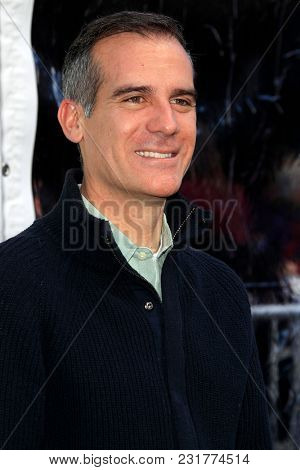 LOS ANGELES - FEB 17:  Eric Garcetti at the World Premiere Of 