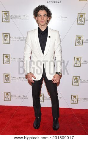 LOS ANGELES - MAR 13:  Cameron Boyce arrives for the A Legacy of Changing Lives Gala on March 13, 2018 in Hollywood, CA