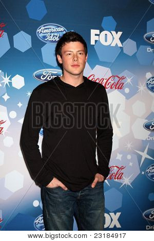 LOS ANGELES - Mrz 11: Cory Monteith American Idol Top 12 Party für Staffel 9 anlässlich der Industrie-Clu