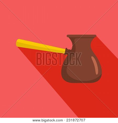 Jezva Icon. Flat Illustration Of Jezva Vector Icon For Web
