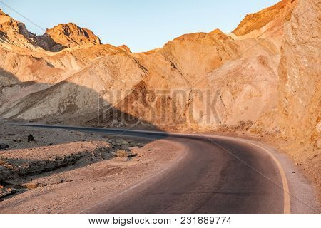 Artist's Drive in Death Valley National Park, California, USA.