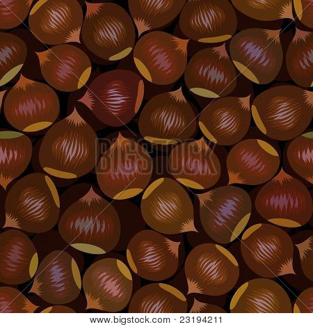 sömlös kastanj bakgrund