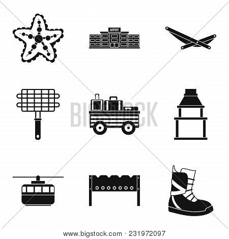 Intermission Icons Set. Simple Set Of 9 Intermission Vector Icons For Web Isolated On White Backgrou