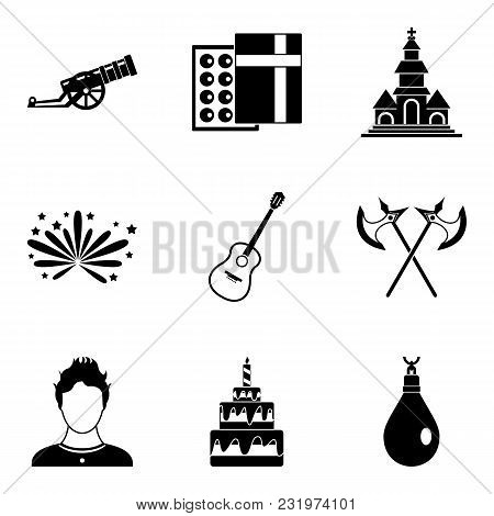 Beloved Icons Set. Simple Set Of 9 Beloved Vector Icons For Web Isolated On White Background