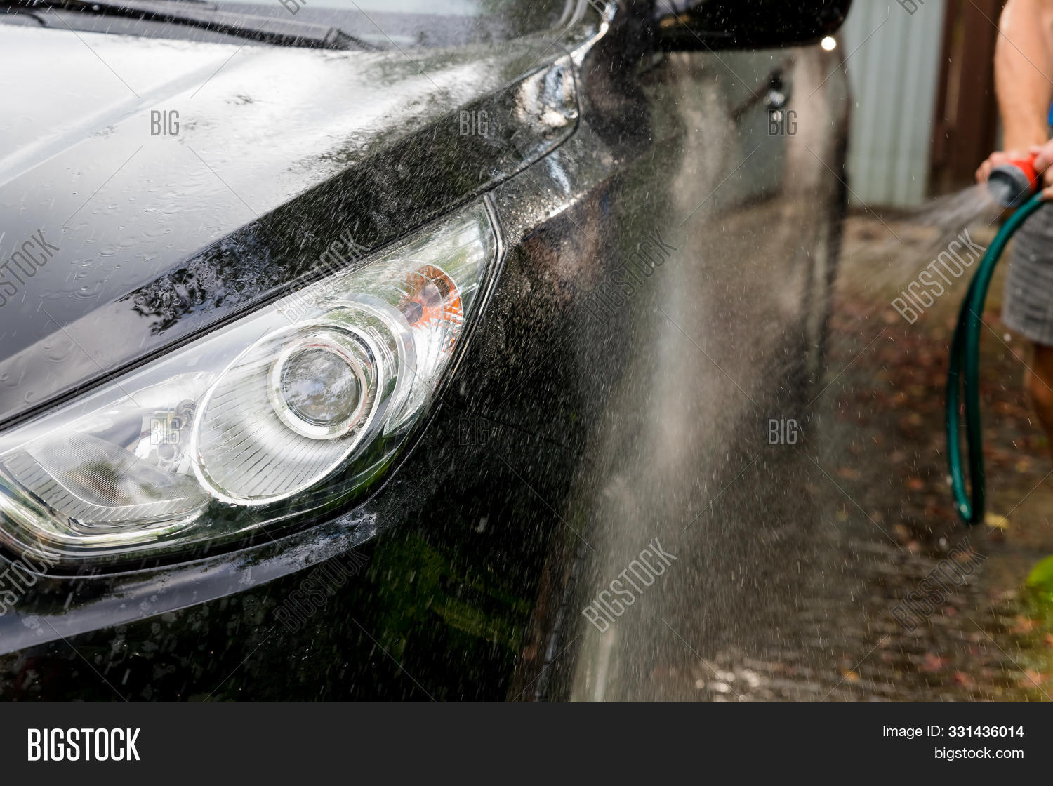 Man Washing Black Car Image & Photo (Free Trial) Bigstock
