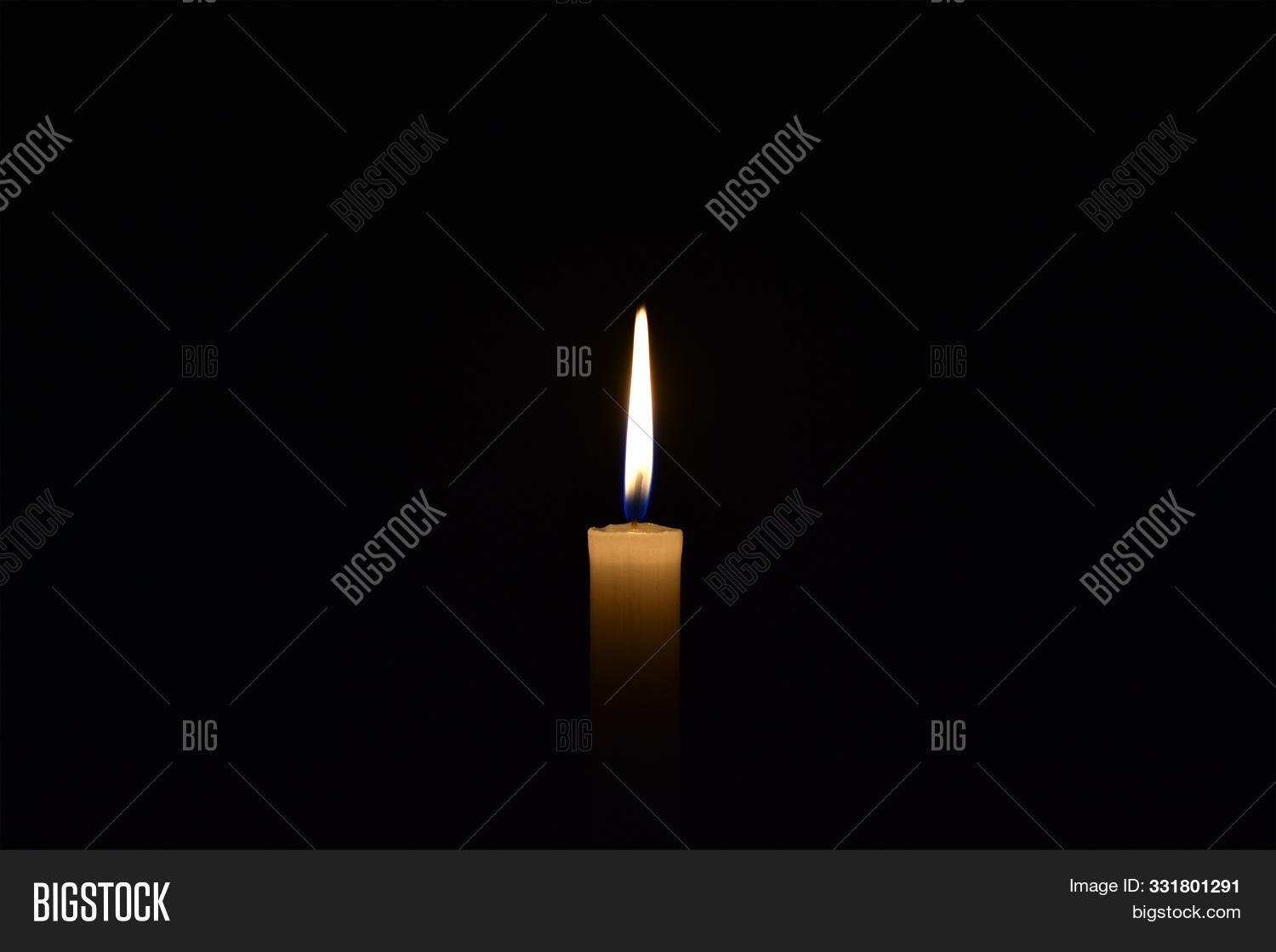 Candle Burning Black Image & Photo (Free Trial) Bigstock