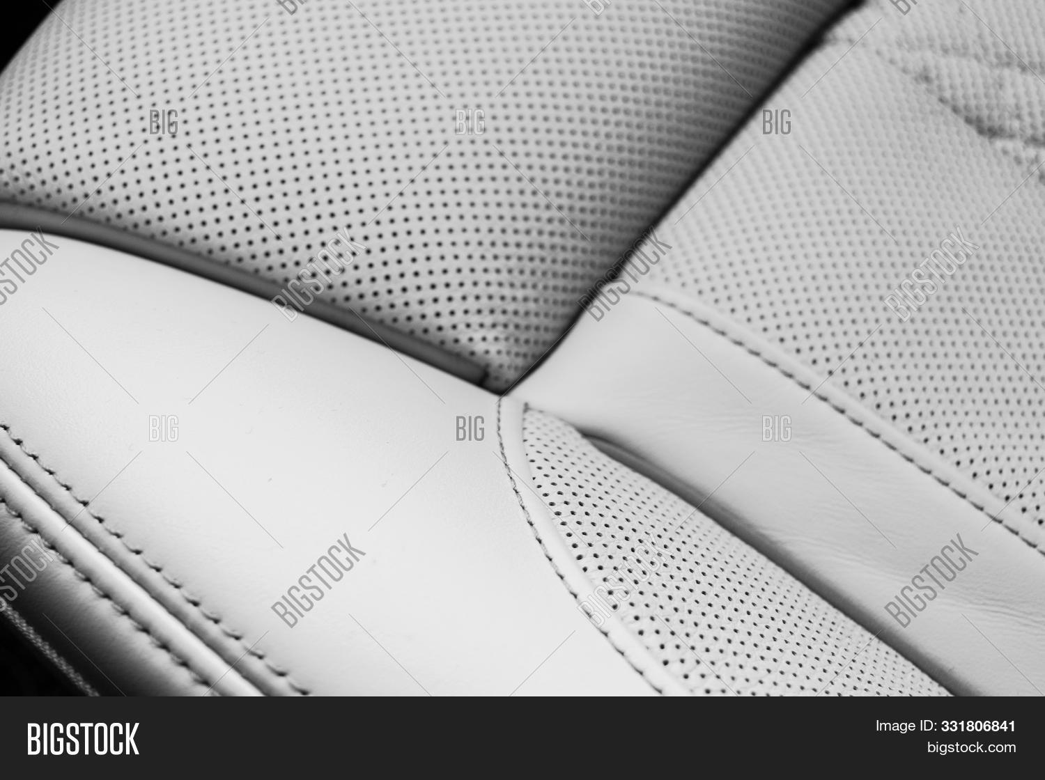 White Leather Interior Image & Photo (Free Trial) Bigstock