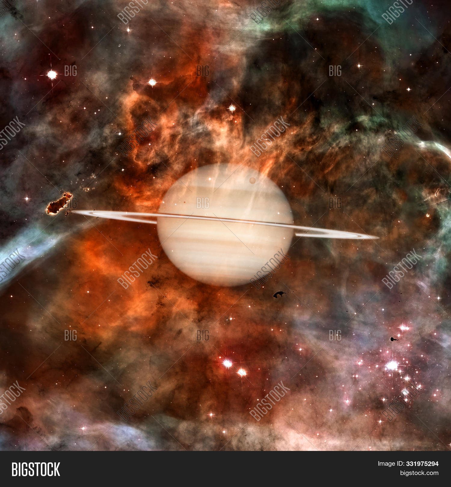 Saturn Planet Solar Image Photo Free Trial Bigstock