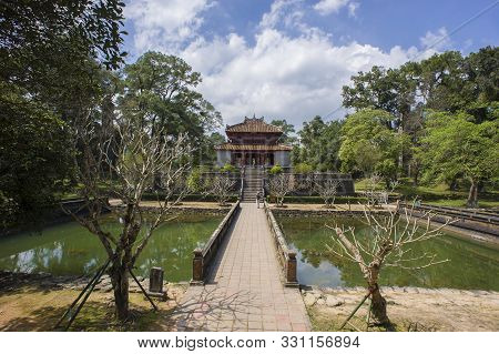 Hue, Thua Thien-hue, Vietnam - February 27, 2011: Imperial Tomb Of Emperor Minh Mang In Hue
