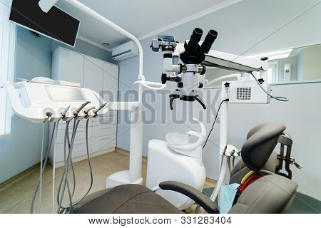 Brand New Medical Office. Dentist Room. Stomatologist Professional Equipment. Hi Tech Medical Clinic